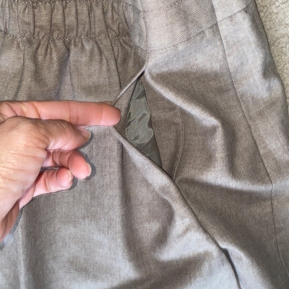 J. Crew Pleated Tan/Brown Wool Mini Skirt - Picture 7 of 12